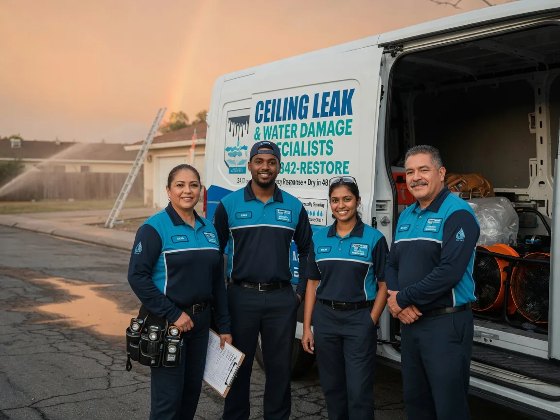 Ceiling Leak Cleanup company in Evansville, WY
